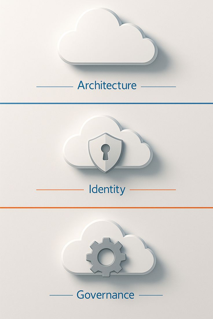 Illustration architecture cloud computing avec different systemes